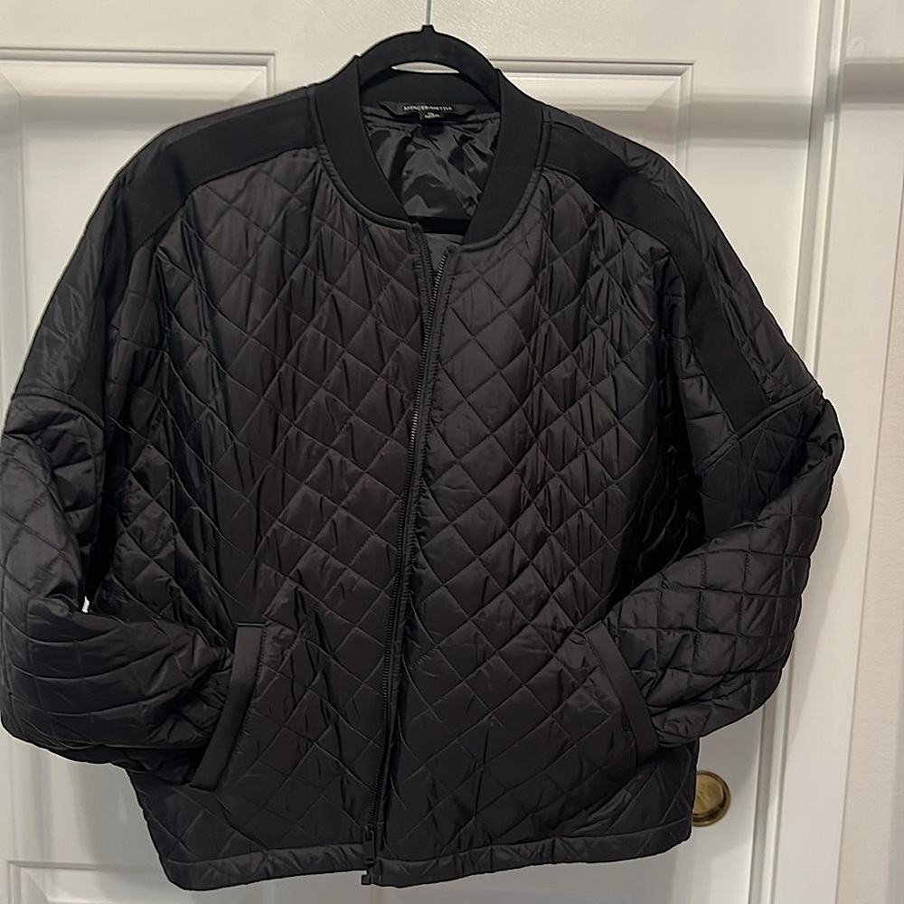 New Ladies Black Mercer + Mettle Puffer - Size XL